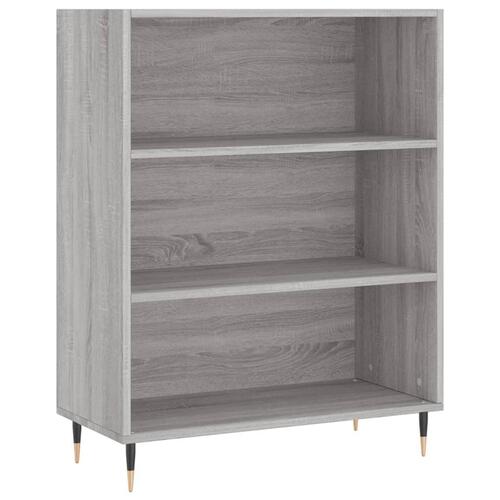 Højskab 69,5x34x180 cm konstrueret træ grå sonoma-eg