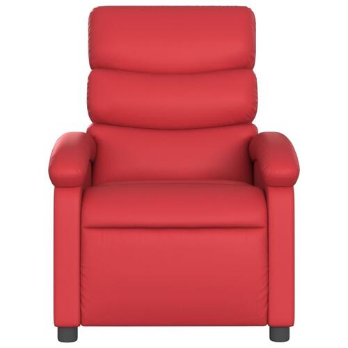 Massagestol kunstlæder rød