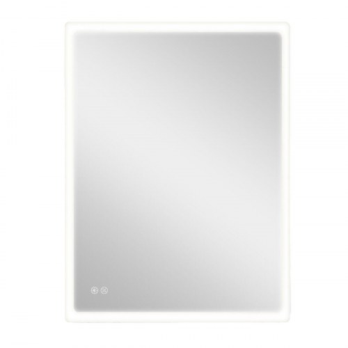 EDM Product vægspejl 80 × 60 cm med LED-lys, 20 W, rektangulært