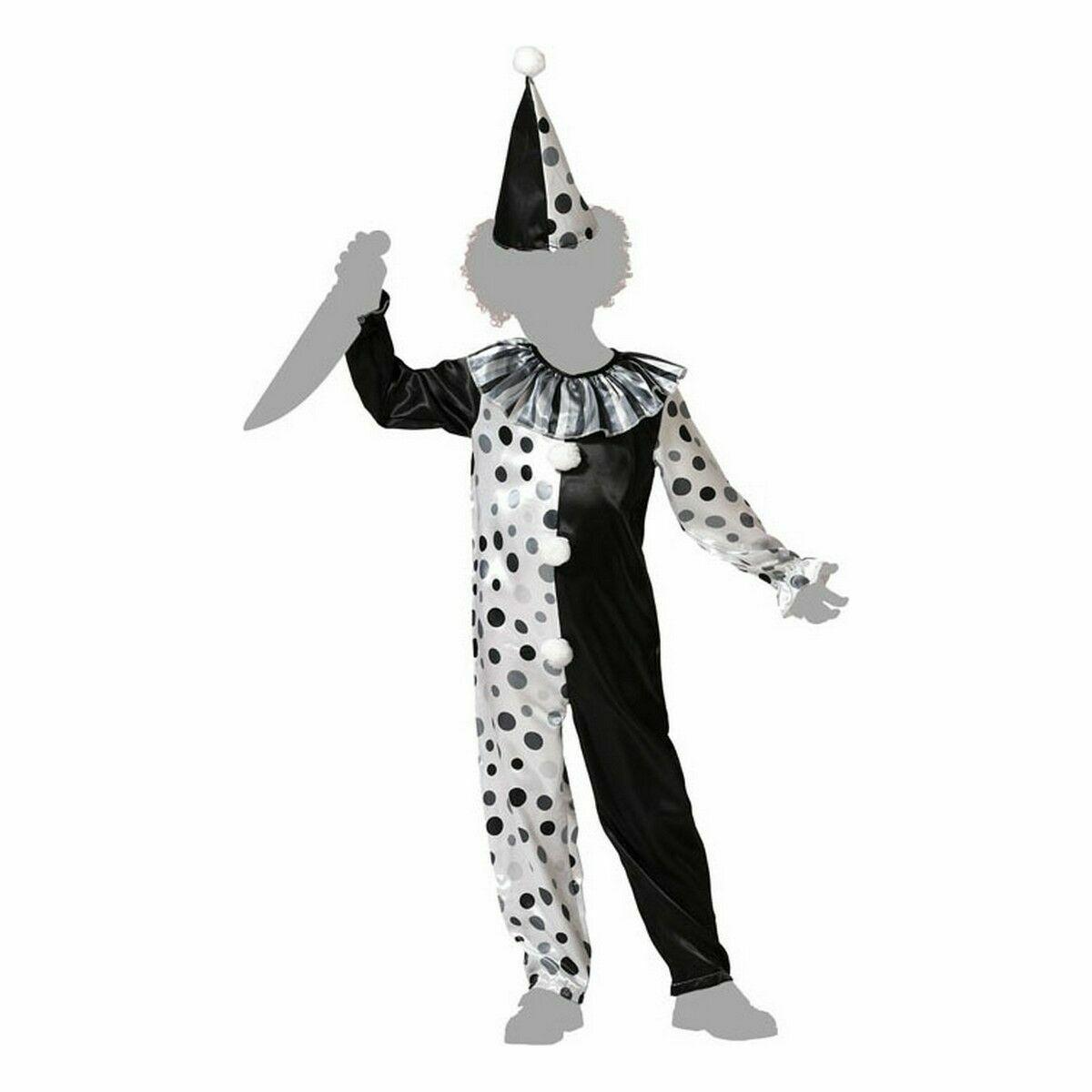 Kostume til børn Grå Mande klovn Børns 7-9 år