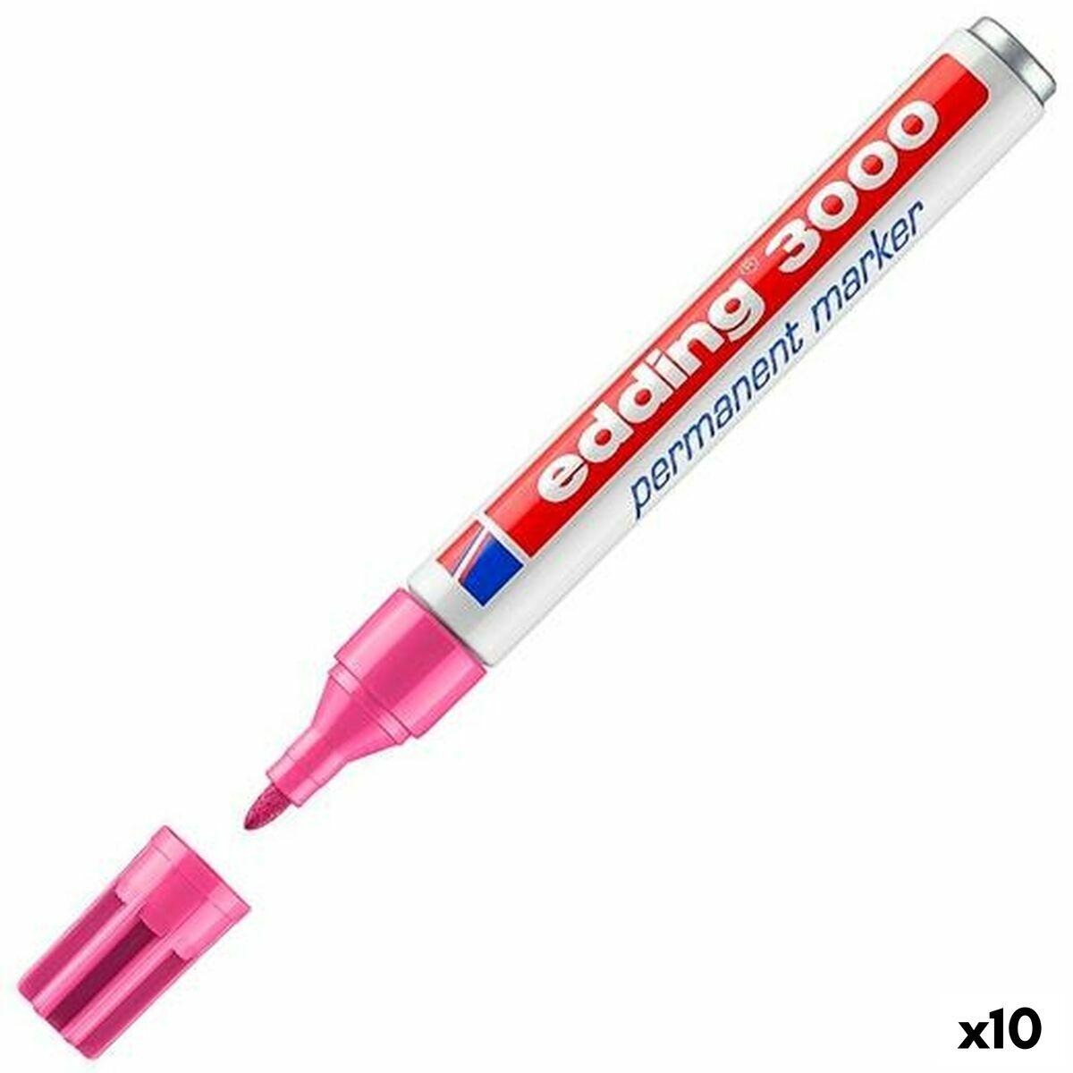 Edding 3000 sprittusch - pink, 10 stk.