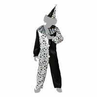 Kostume til voksne Grå Mande klovn Voksne unisex M/L