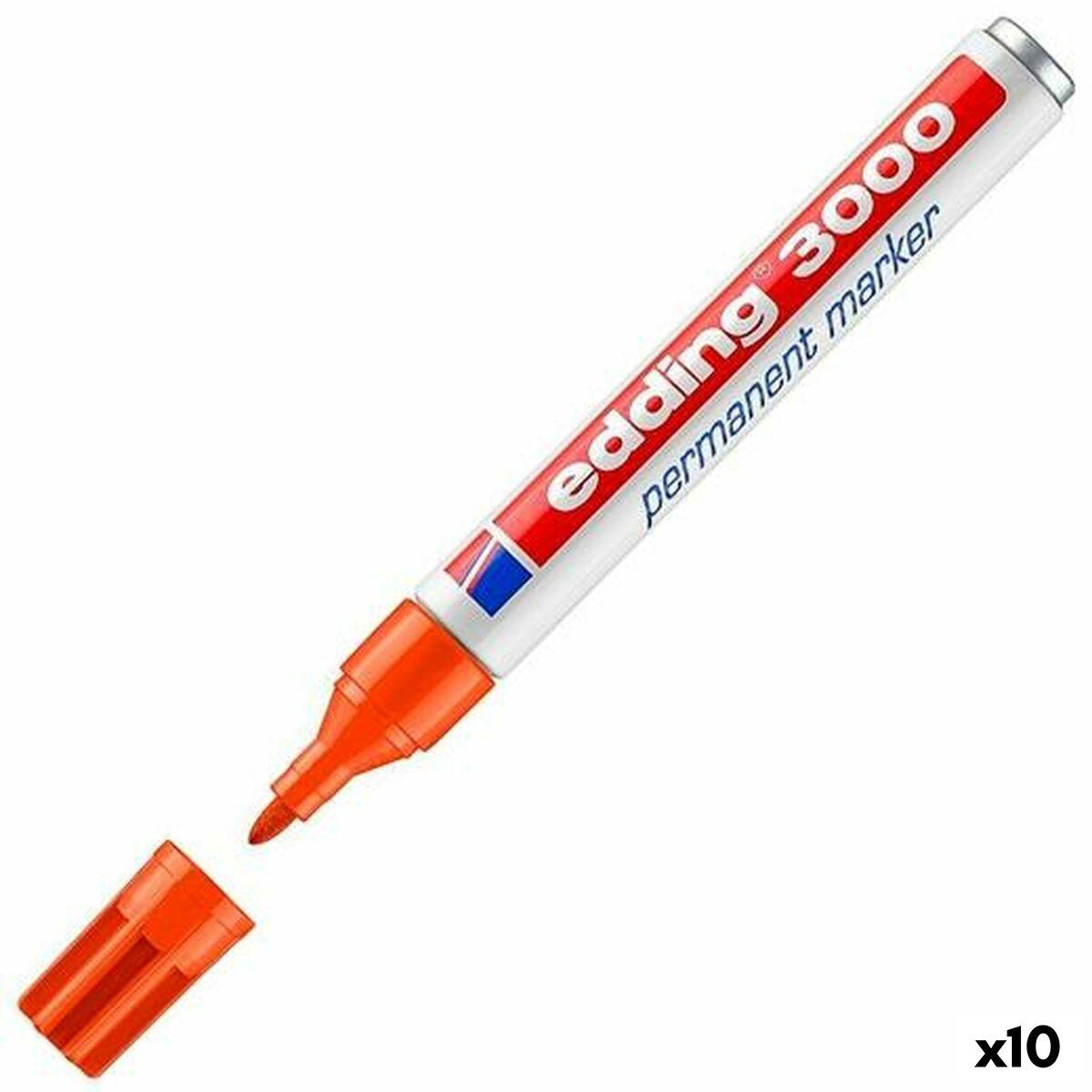 Edding 3000 sprittusch - orange, 10 stk.