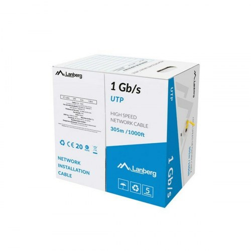 Lanberg Ethernet LAN-kabel UTP 305 m - Gul (Gigabit)