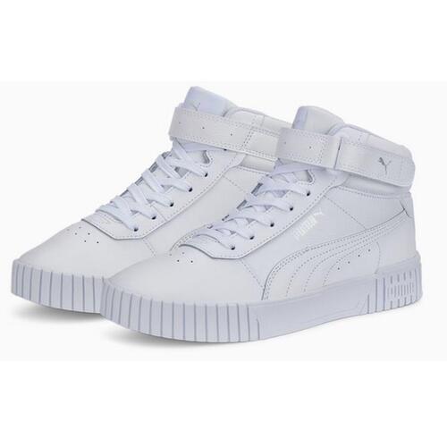 Kvinde Casual Sneakers Puma CARINA 2.0 MID 385851 02 Hvid 39