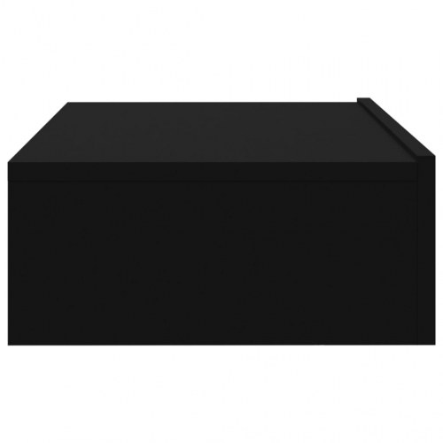 Tv-bord med LED-lys 60x35x15,5 cm sort