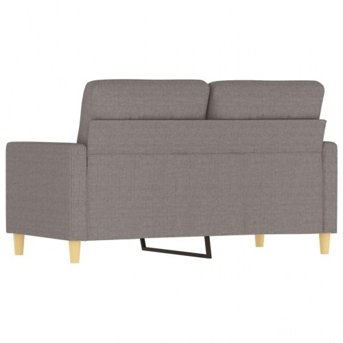 2-personers sofa i stof - 120 cm sædebredde, gråbrun