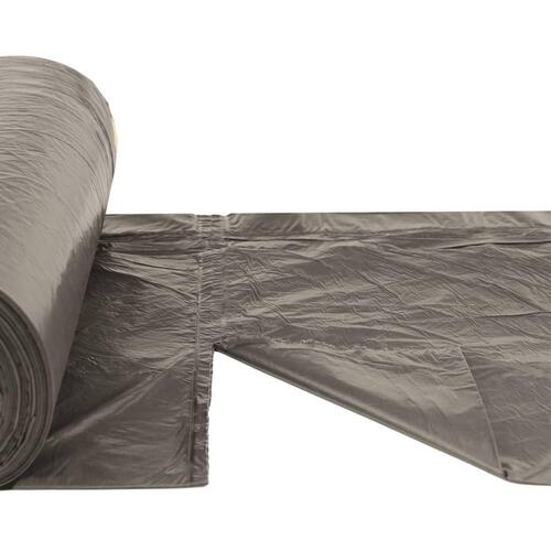 Affaldsposer med lukkesnor 250 stk. 60 l sort