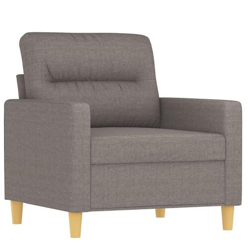 Sofasæt 4 dele med hynder stof gråbrun