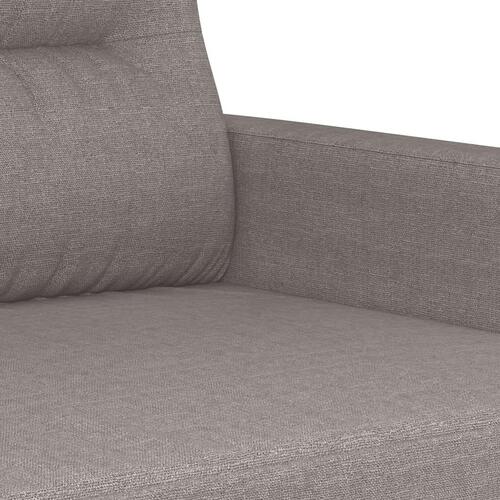 Sofasæt 4 dele med hynder stof gråbrun