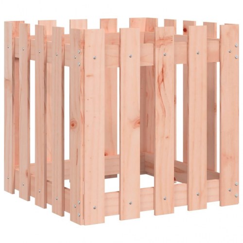 Plantekasse med stakitdesign 50 x 50 x 50 cm
