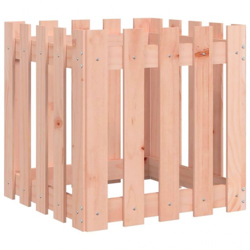 Plantekasse med stakitdesign 50 x 50 x 50 cm