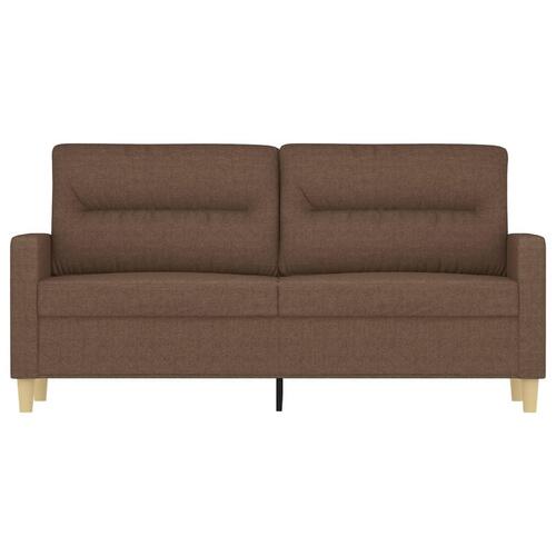 2-personers sofa 140 cm stof brun