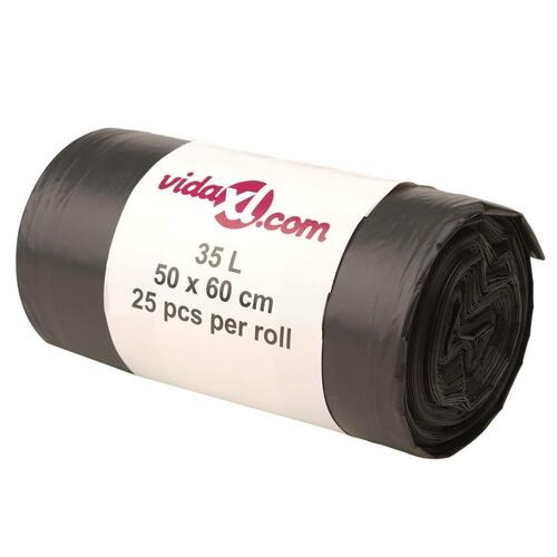 Affaldsposer 250 stk. 35 l sort