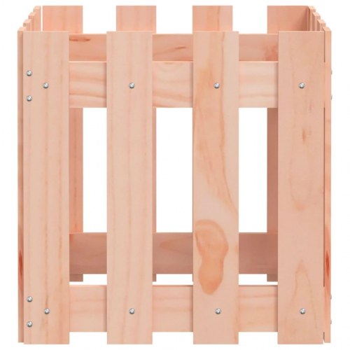 Plantekasse med stakitdesign 40 x 40 x 40 cm i massivt douglasgran