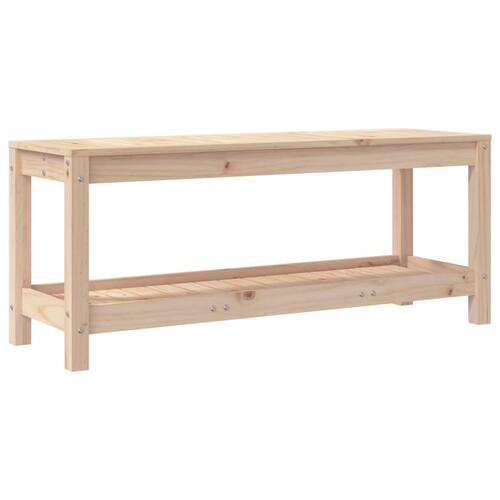 Havebænk 108x35x45 cm massivt fyrretræ