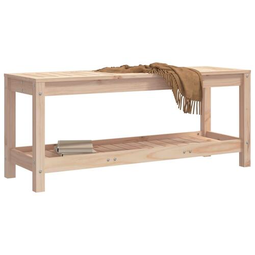 Havebænk 108x35x45 cm massivt fyrretræ