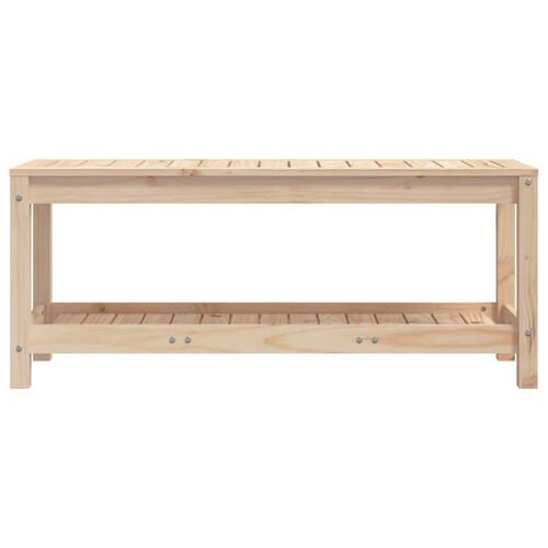 Havebænk 108x35x45 cm massivt fyrretræ