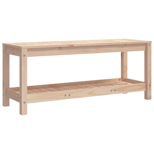 Havebænk 108x35x45 cm massivt fyrretræ