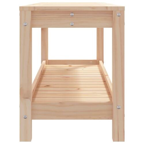 Havebænk 108x35x45 cm massivt fyrretræ