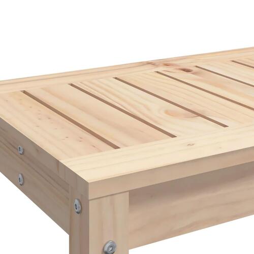 Havebænk 108x35x45 cm massivt fyrretræ