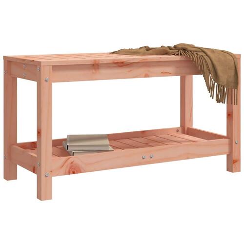 Havebænk 82,5x35x45 cm massivt douglasgran