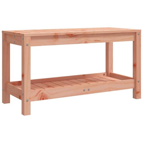 Havebænk 82,5x35x45 cm massivt douglasgran