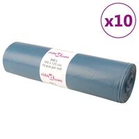 Affaldsposer 100 stk. 240 l blå