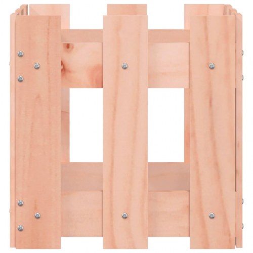 Plantekasse med stakitdesign 30x30x30 cm massiv douglasfyr
