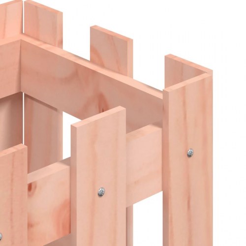 Plantekasse med stakitdesign 30x30x30 cm massiv douglasfyr