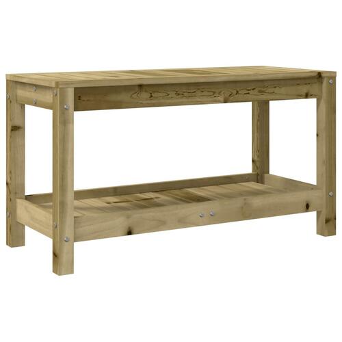Havebænk 82,5x35x45 cm imprægneret fyrretræ