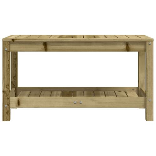 Havebænk 82,5x35x45 cm imprægneret fyrretræ