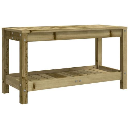 Havebænk 82,5x35x45 cm imprægneret fyrretræ