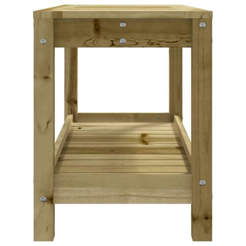 Havebænk 82,5x35x45 cm imprægneret fyrretræ