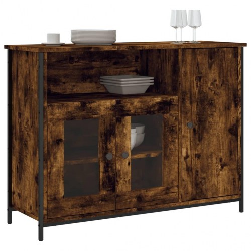 Skænk 100 x 35 x 75 cm - røget egetræsfarve