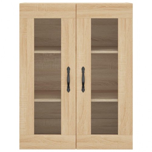 Højskab 69,5x34x180 cm konstrueret træ sonoma-eg