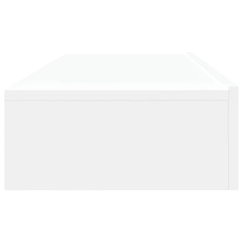 Tv-borde 2 stk. med LED-lys 60x35x15,5 cm hvid