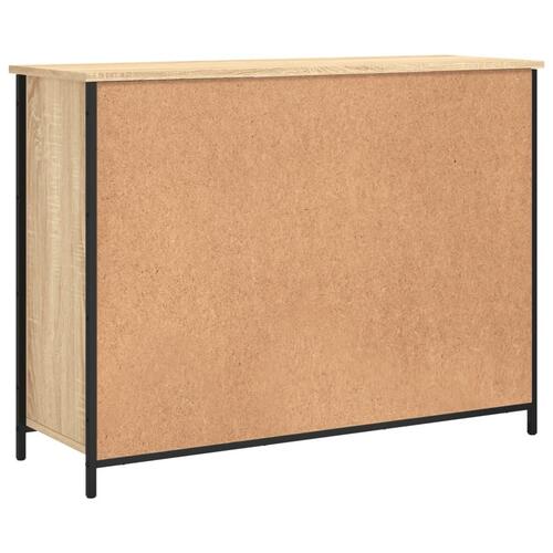 Skænk 100x35x75 cm konstrueret træ sonoma-eg