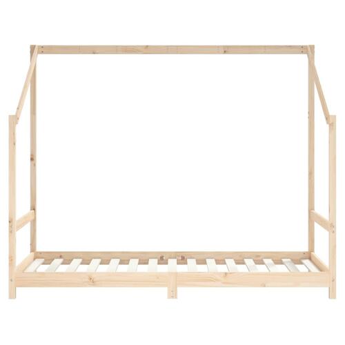 Sengeramme til juniorseng 2x(90x190) cm massivt fyrretræ