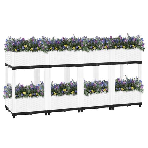 Højbed 160x40x71 cm polypropylen