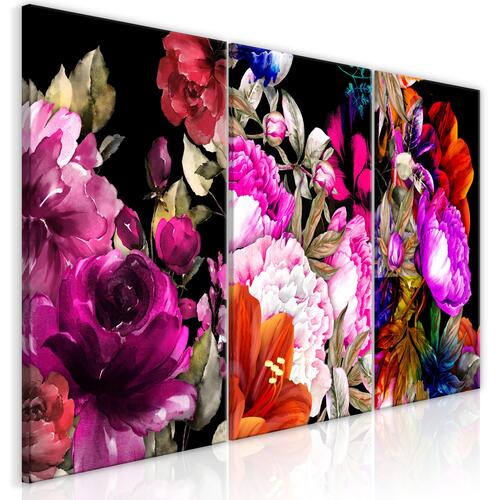 Billede - Holiday Bouquet (3 Parts) 120 x 60 cm