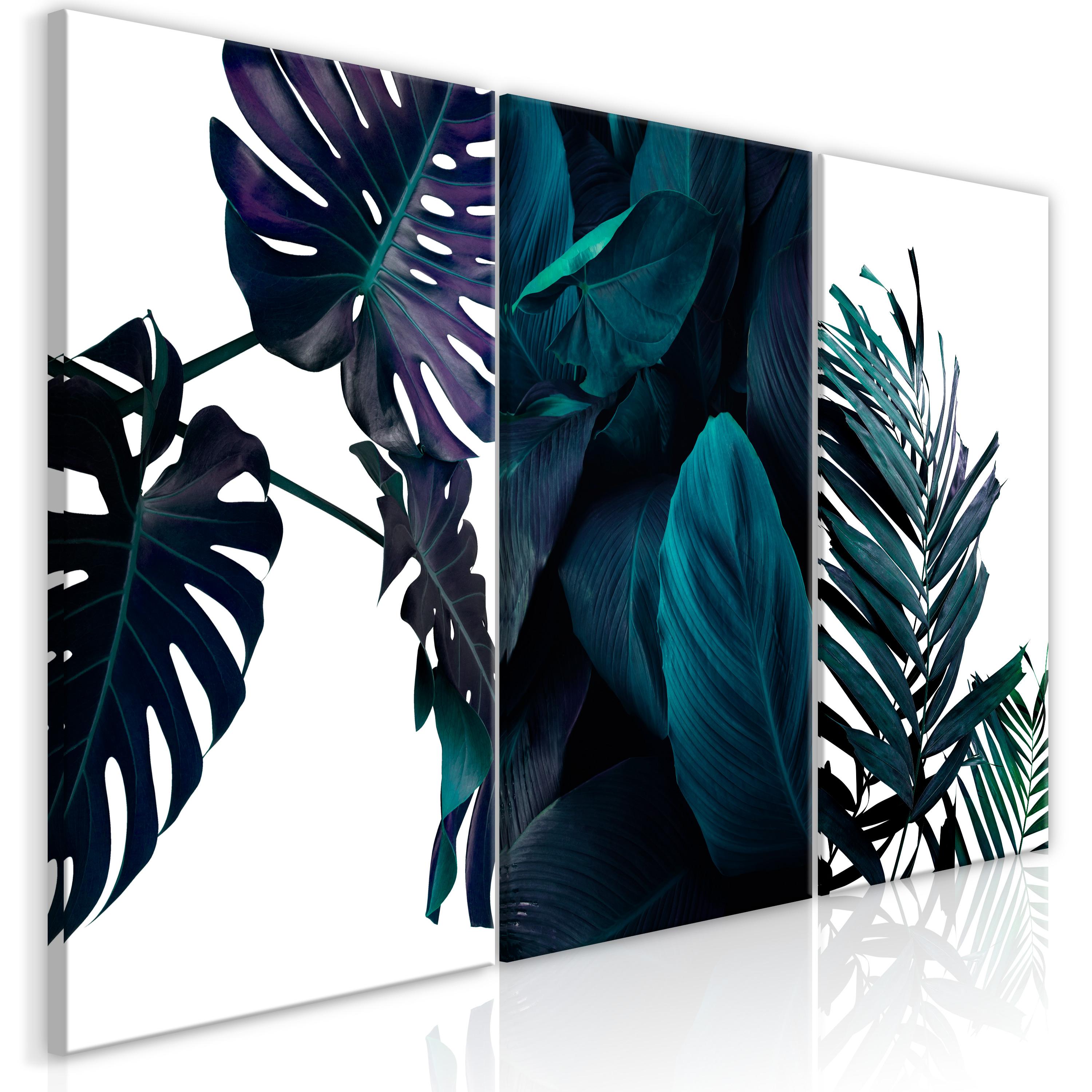 Billede - Cold Leaves (3 Parts) 120 x 60 cm
