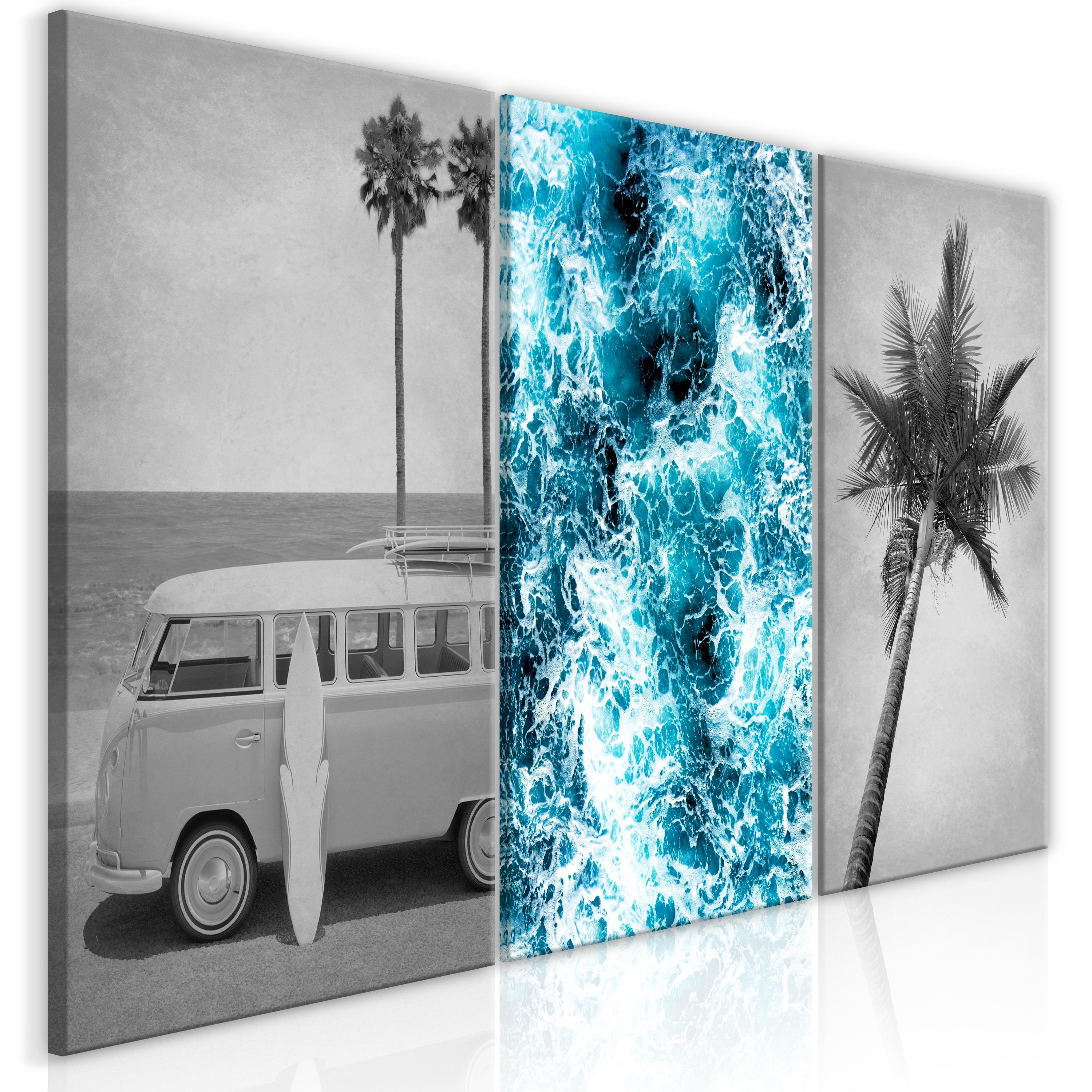 Billede - Holiday Memories (3 Parts) 120 x 60 cm