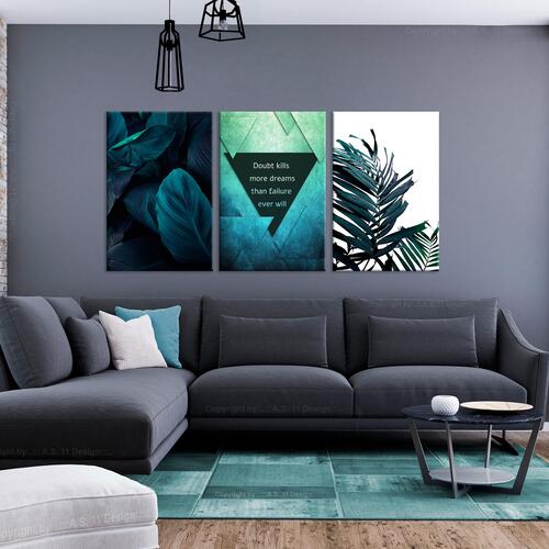 Billede - Jungle Dreams (3 Parts) 120 x 60 cm