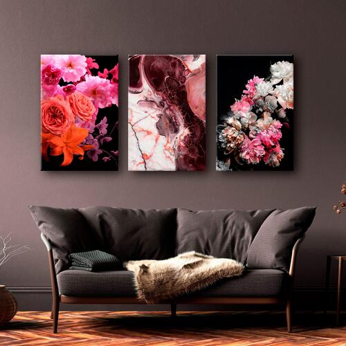 Billede - Spring Baroque (3 Parts) 120 x 60 cm