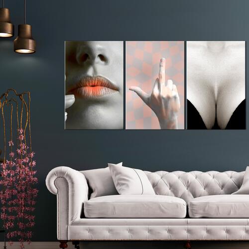 Billede - Femininity (3 Parts) 120 x 60 cm