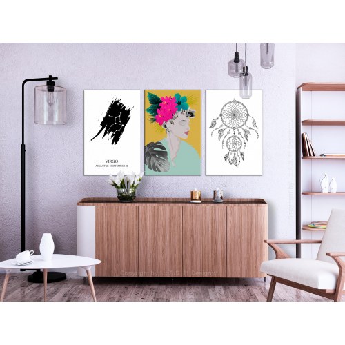 Billede - Superstitions (3 Parts) 120 x 60 cm