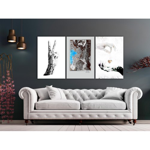 Billede - Gestures (3 Parts) 120 x 60 cm