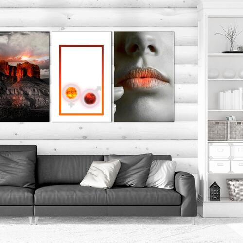 Billede - Passion (3 Parts) 120 x 60 cm