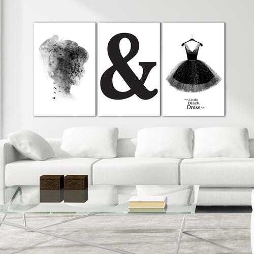 Billede - Women's Style (3 Parts) 120 x 60 cm